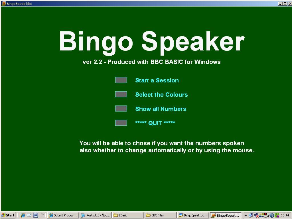 Free bingo calling software for mac os